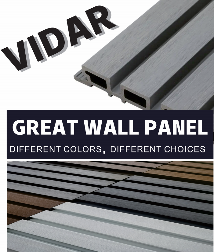 WPC-Au&szlig;enpaneele aus antikem Holz