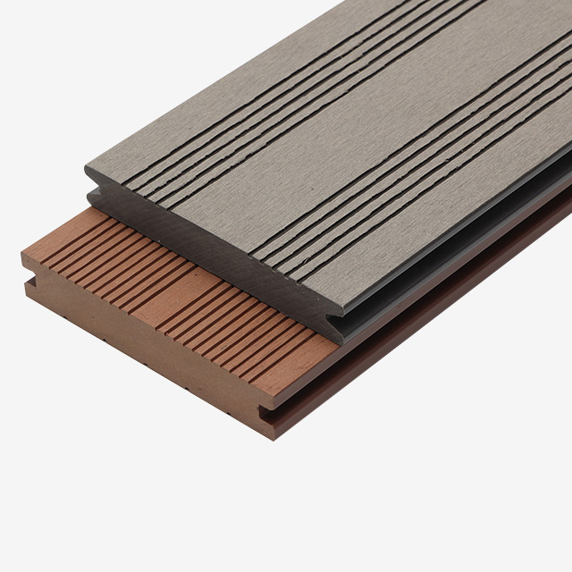 Langlebige, gepr&auml;gte WPC-Terrassendielen